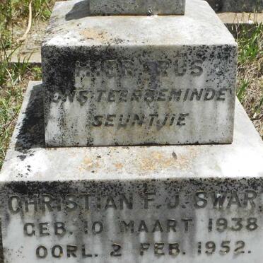 SWART Christian F.J. 1938-1952