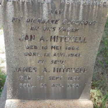 MITCHELL Jan A. 1864-1941 :: MITCHELL James A. 1897-1958