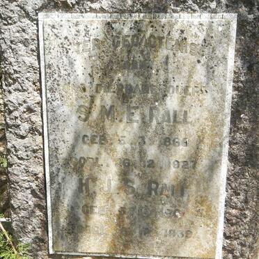 RALL H.J.S. 1861-1939 &amp; S.M.E. 1866-1927