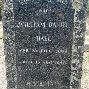 HALL William Daniel 1888-1942 &amp; Hettie 1896-1960