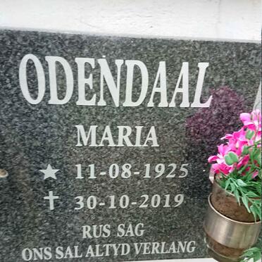 ODENDAAL Maria 1925-2019