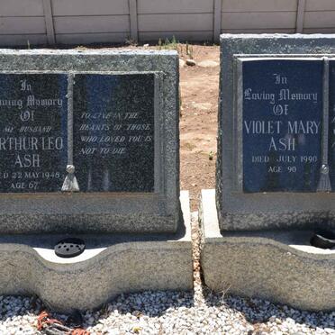 ASH Arthur Leo -1948 &amp; Violet Mary -1990