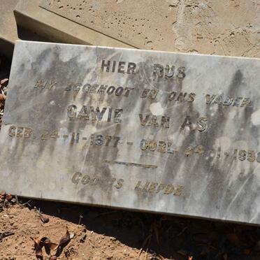 AS Gawie, van 1877-1938