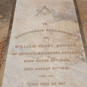 ADDISON William Henry 1829-1891