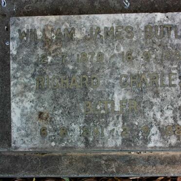 BUTLER William James 1876-1881 :: BUTLER Richard Charles 1881-1884