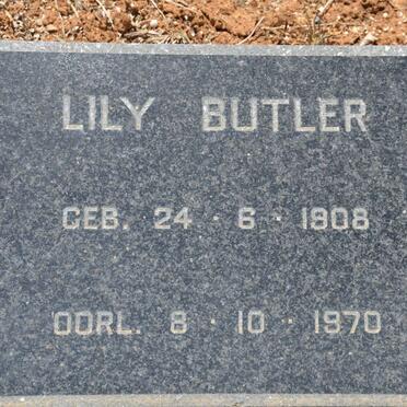 BUTLER Lily 1908-1970