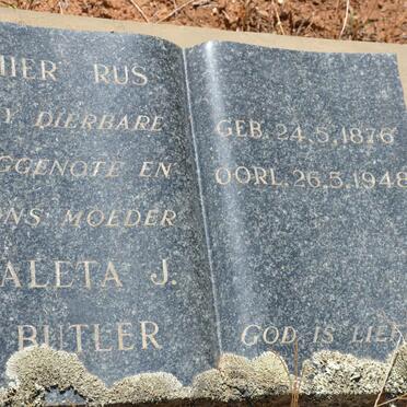 BUTLER Aleta J. 1876-1948
