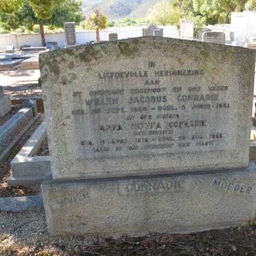 CONRADIE Willem Jacobus 1864-1941 &amp; Anna Helena SCH? 187?-19?5