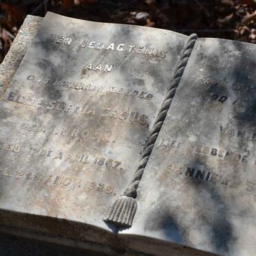 CROUS Ellie Sophia nee LE ROUX 1867-1929