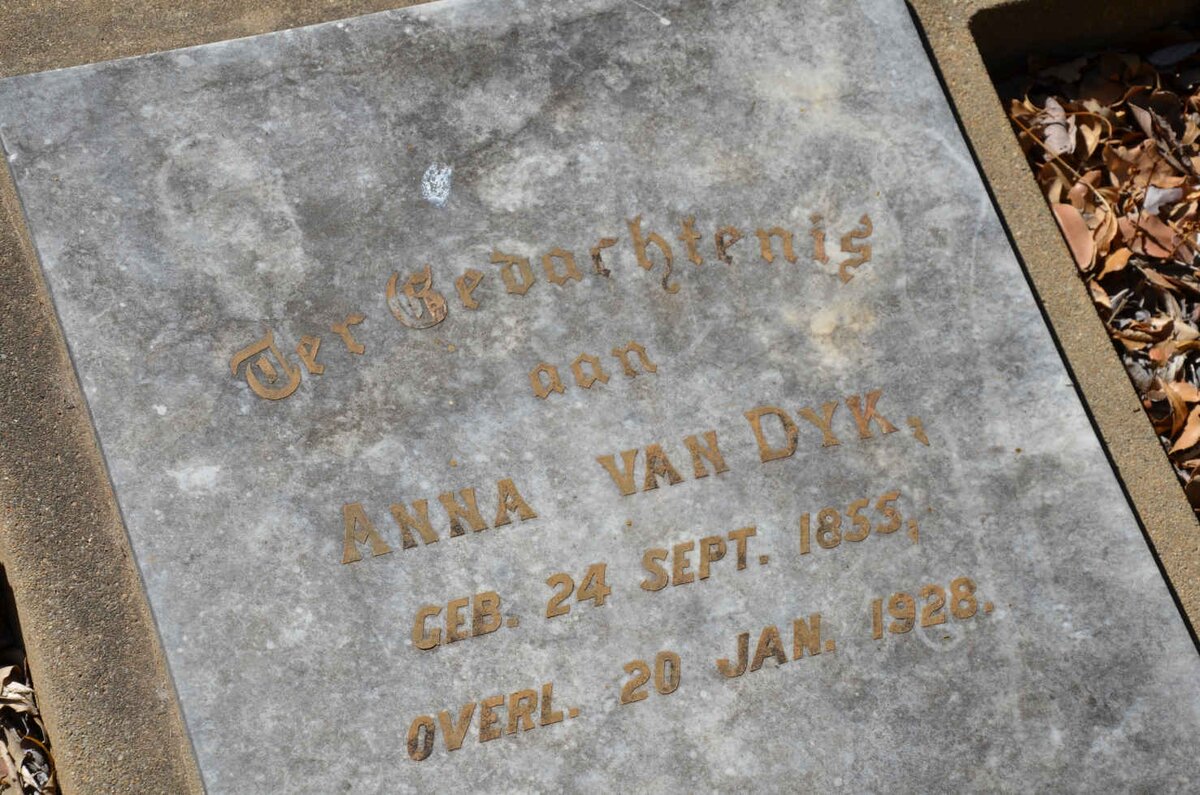 DYK Anna, van 1855-1928