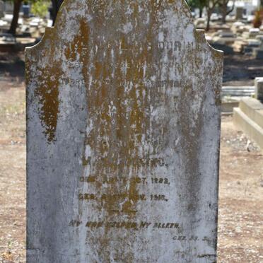 DURING Daniel Nicolaas -1891 :: DURING Maria Johanna Christina nee KIES 1822-1916