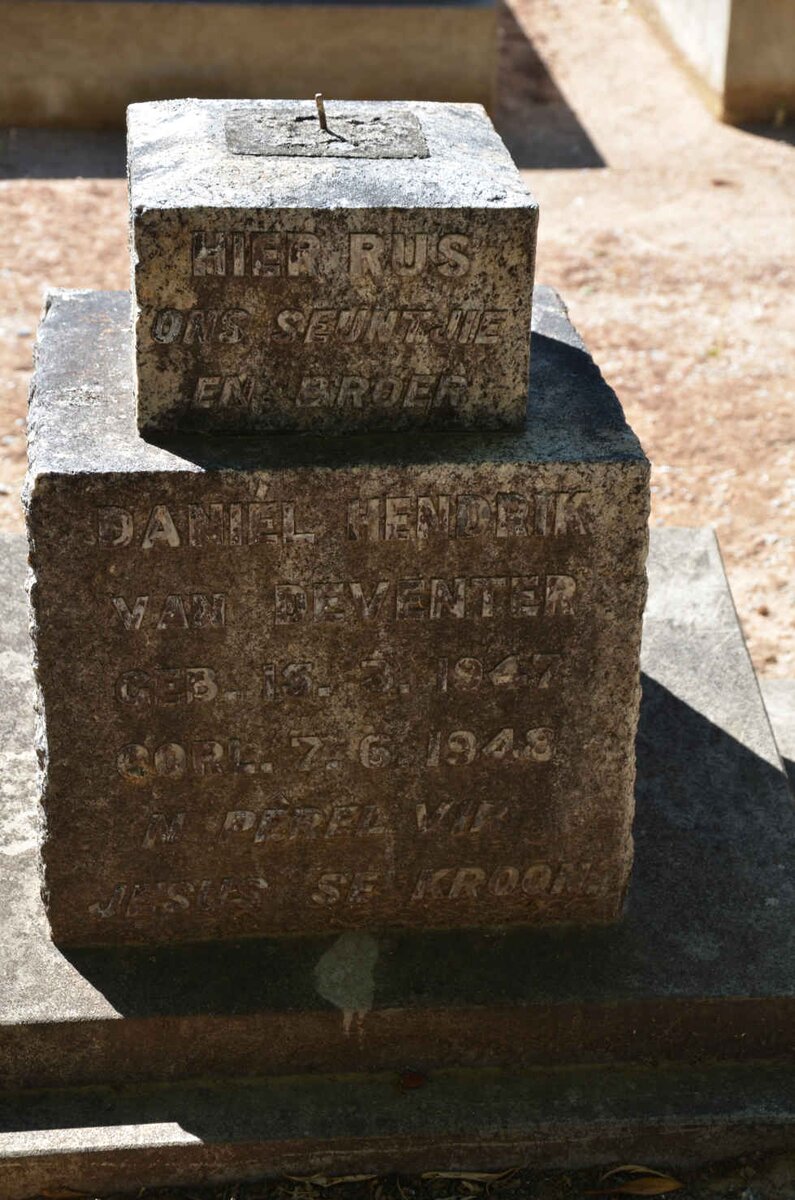 DEVENTER Daniel Hendrik, van 1947-1948