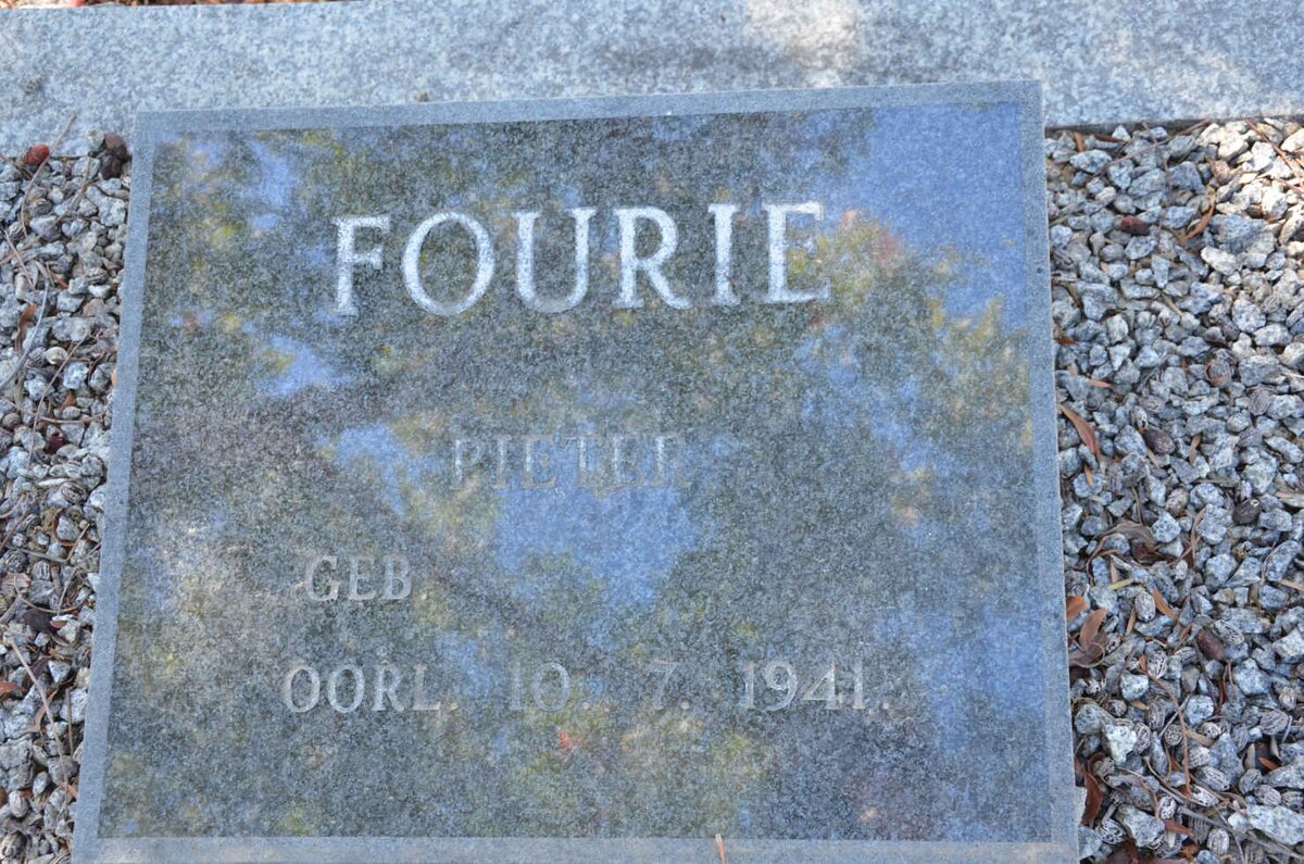 FOURIE Pieter -1941