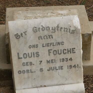 FOUCHE Louis 1934-1941