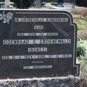 GROENEWALD Coenraad C. 1924-1956
