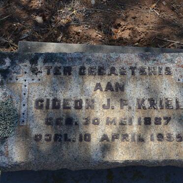 KRIEL Gideon J.P. 1887-1959