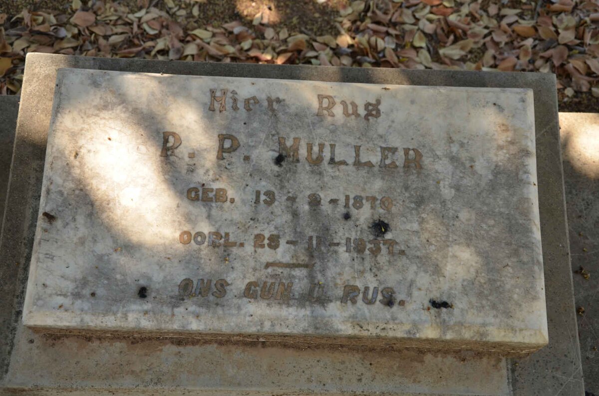 MULLER P.P. 1870-1937