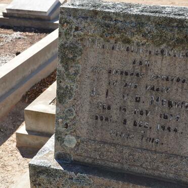 MERWE J.L., v.d. 1875-1944