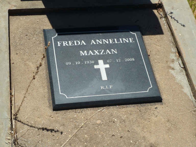 MAXZAN Freda Anneline 1930-2008