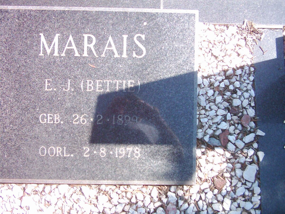 MARAIS E.J. 1899-1978