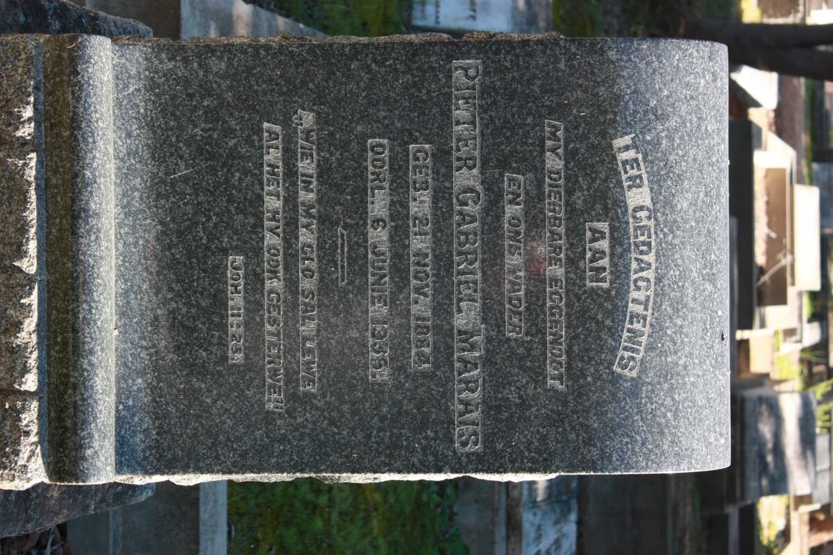 MARAIS Pieter Gabriel 1884-1935