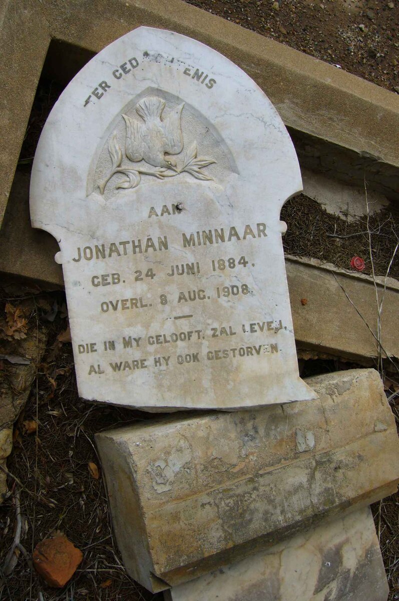 MINNAAR Jonathan 1884-1908