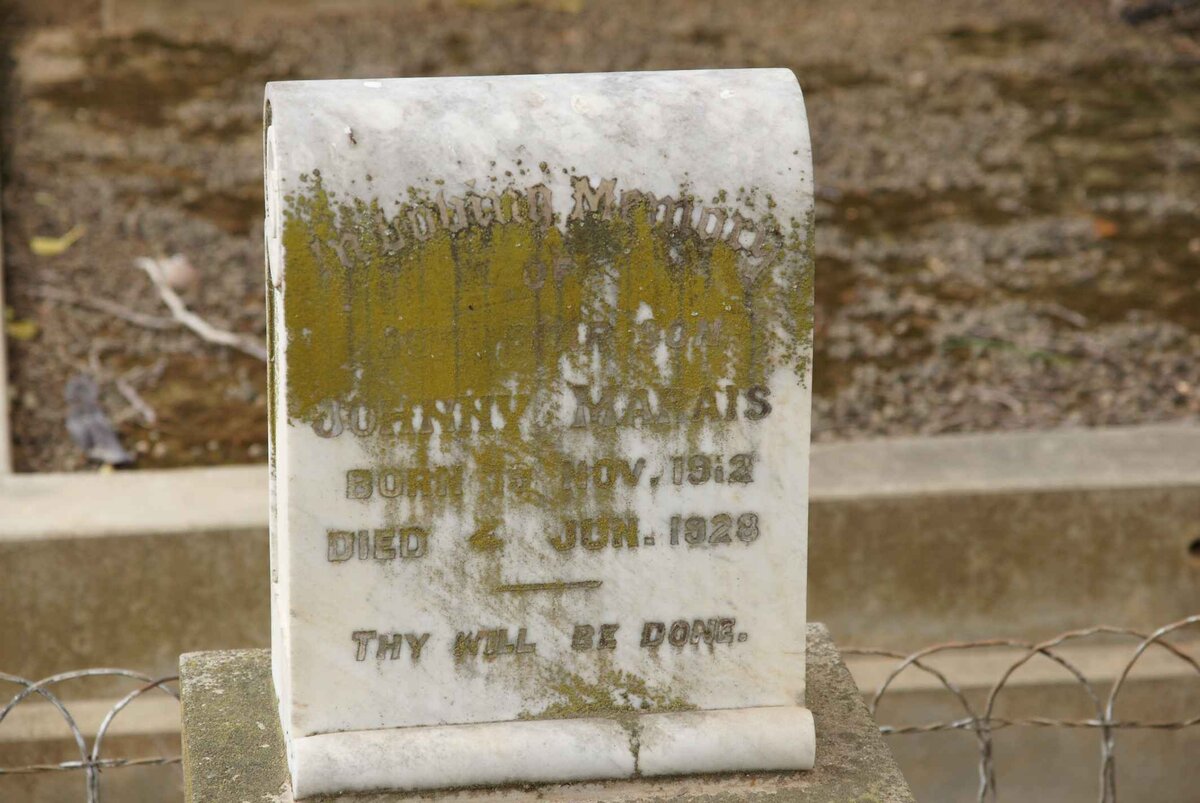 MARAIS Johnny 1912-1928