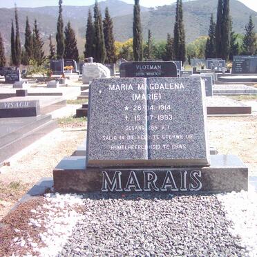 MARAIS Maria Magdalena 1914-1993