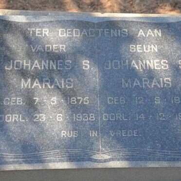 MARAIS Johannes S. 1875-1938 :: MARAIS Johannes S. 1910-1973