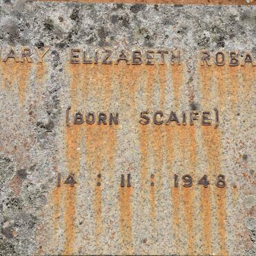 ROBARTS Mary Elizabeth nee SCAIFE -1948