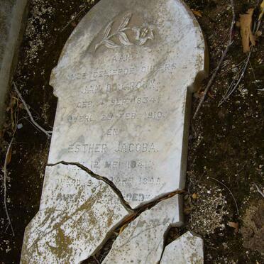 ROUX Jan D., le 1834-1910 &amp; Esther Jacoba 1841-1899