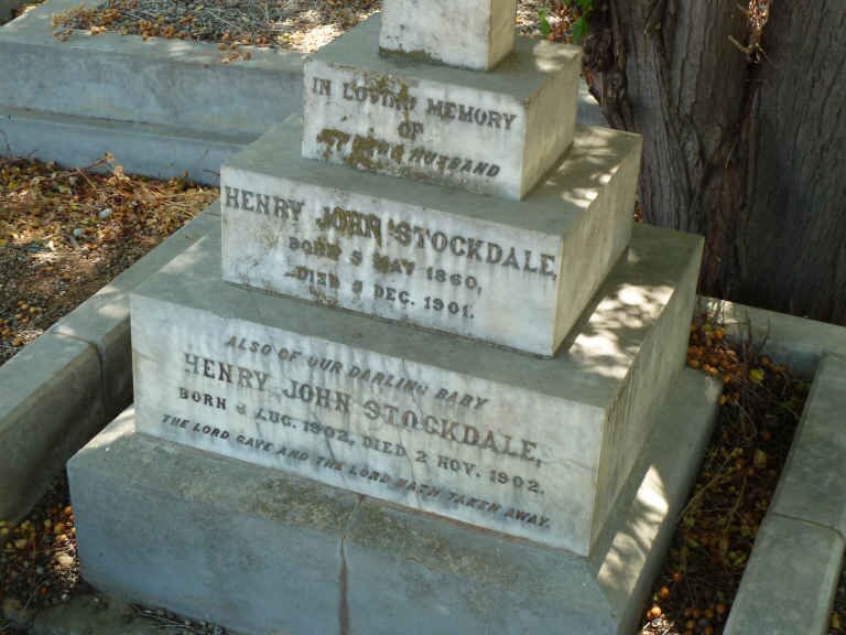 STOCKDALE Henry John 1860-1901 :: STOCKDALE Henry John 1902-1902