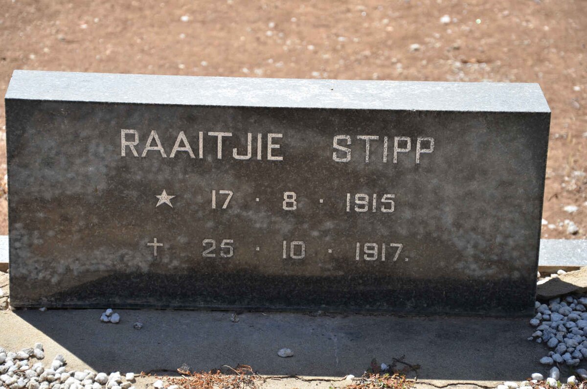 STIPP Raaitjie 1915-1917