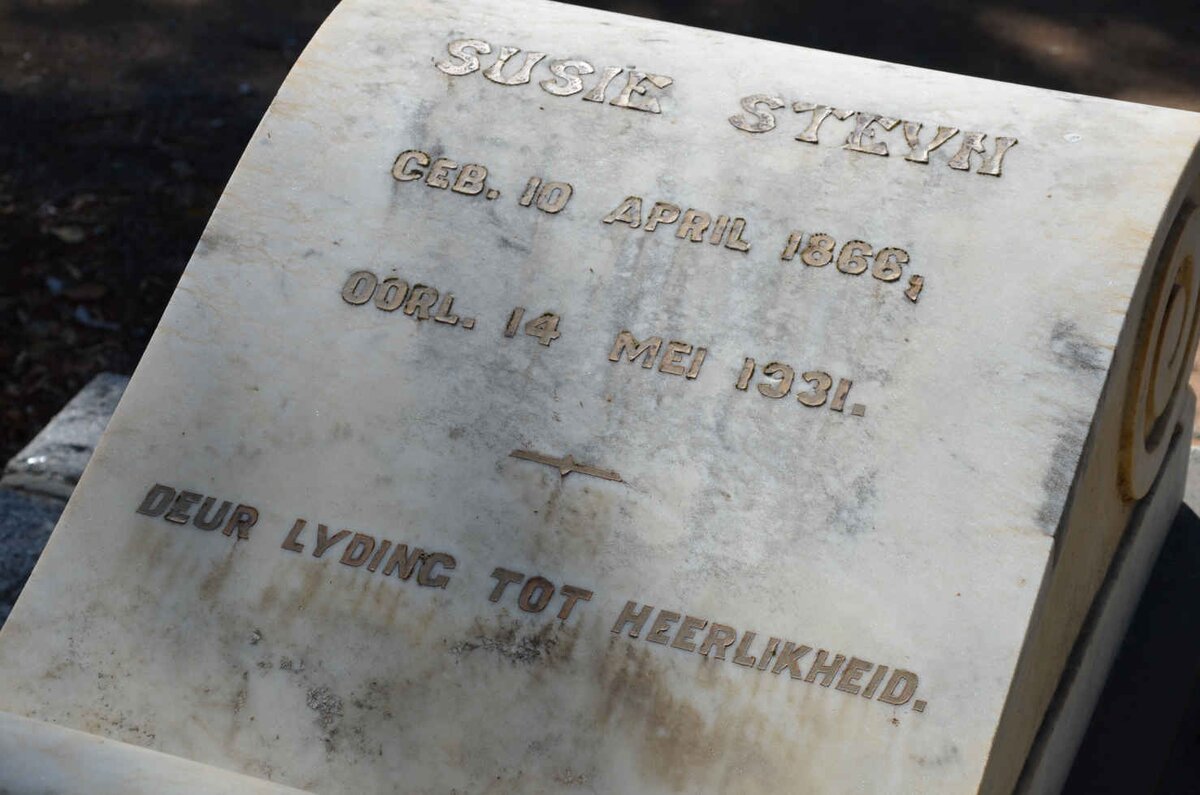 STEYN Susie 1866-1931