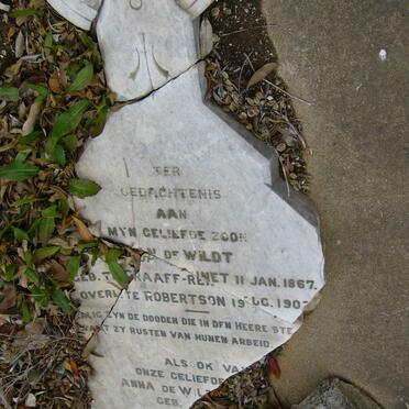 WILDT ?, de 1867-1902 :: DE WILDT Anna