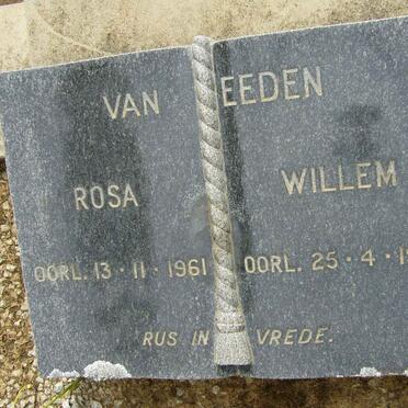 EEDEN Willem, van -1939 &amp; Rosa -1961