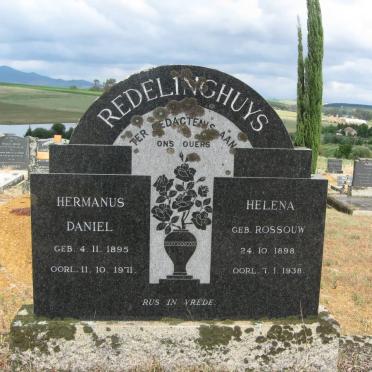 REDELINGHUYS Hermanus Daniel 1895-1971 &amp; Helena ROSSOUW 1898-1938