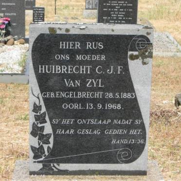ZYL Huibrecht C.J.F., van nee ENGELBRECHT 1883-1968