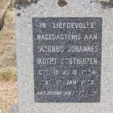 OOSTHUIZEN Jacobus Johannes 1934-1952