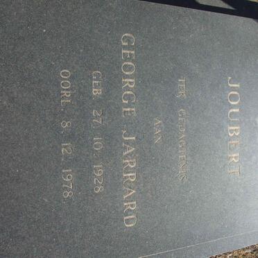 JOUBERT George Jarrard 1928-1978