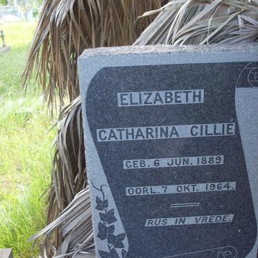 CILLIE Elizabeth Catharina 1889-1964