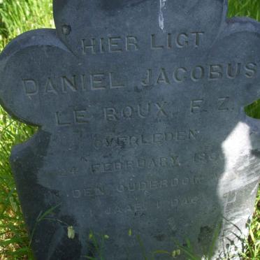 ROUX Daniel Jacobus, le -1860