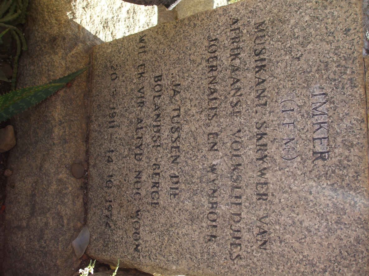 HOOGENHOUT Imker F.M. 1911-1974