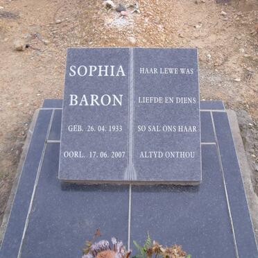 BARON Sophia 1933-2007