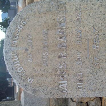 BARNSLEY James R. -1922