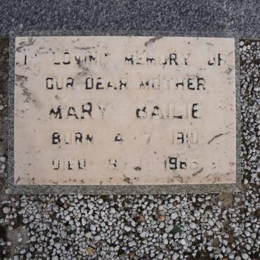 BAILIE Mary 1910-1965