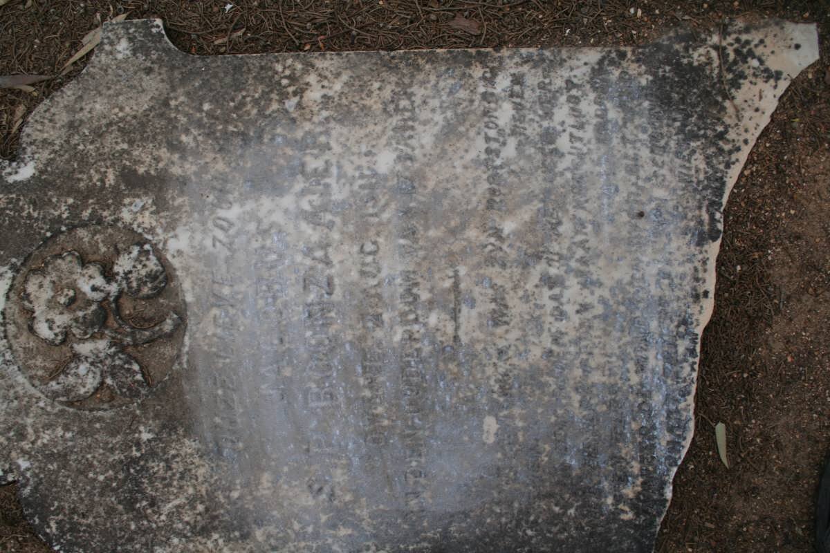 BOONZAAIER Jacobus S.P. -1911