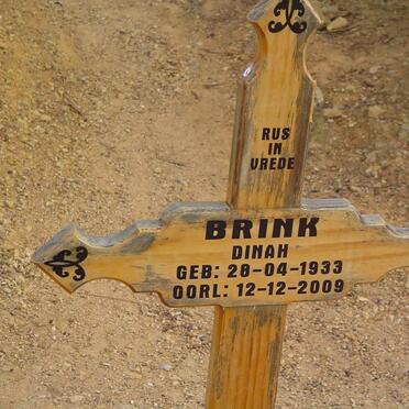 BRINK Dinah 1933-2009