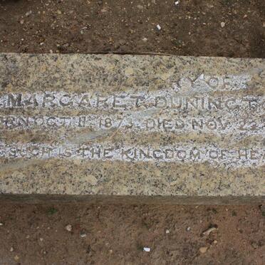 DUNINGTON Margaret 1873-1874