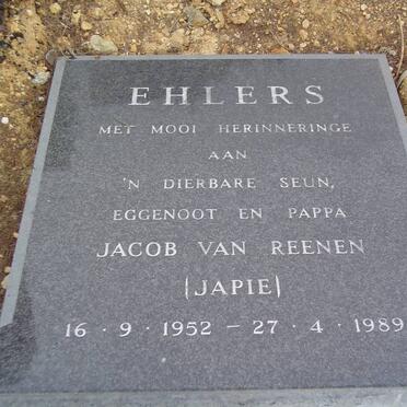 EHLERS Jacob Van Reenen 1952-1989